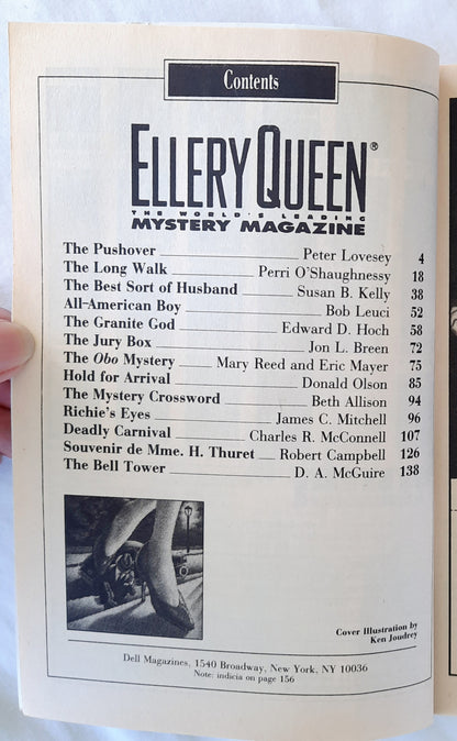 Ellery Queen Mystery Magazine June 1995 by Dell Magazine (Very good, Pbk, 160 pages)