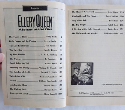 Ellery Queen Mystery Magazine March 1995 by Dell Magazine (Very good, Pbk, 288 pages)