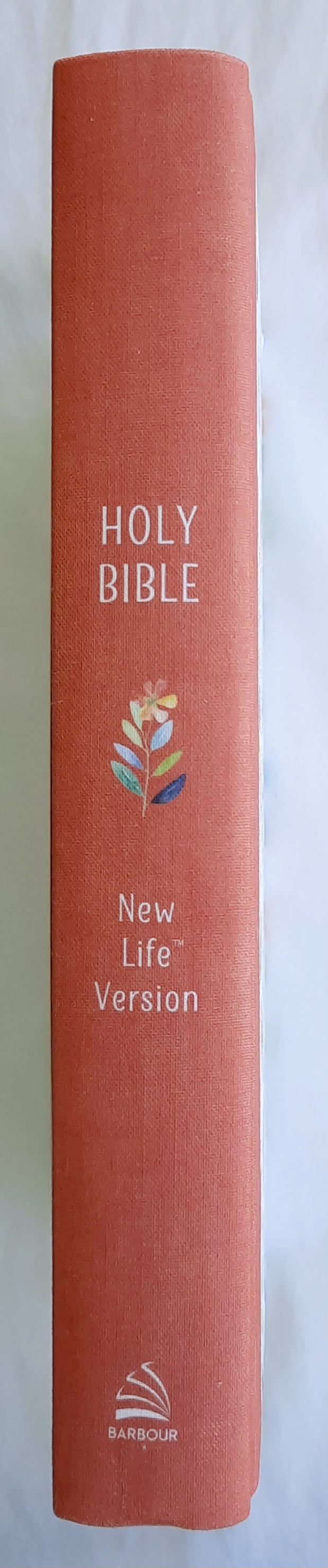 NLV Beautiful Wisdom [Bronze Botanicals] Cloth Over Board Bible (New, 2003, HC, 931 pages, Barbour)