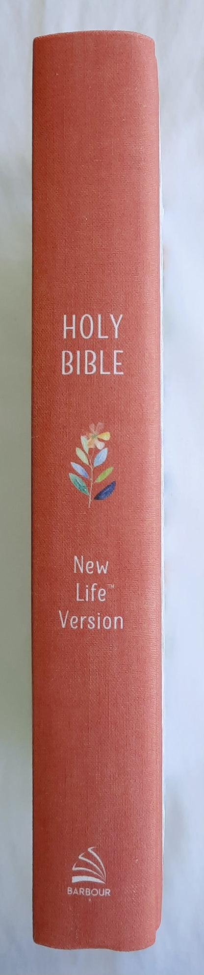 NLV Beautiful Wisdom [Bronze Botanicals] Cloth Over Board Bible (New, 2003, HC, 931 pages, Barbour)