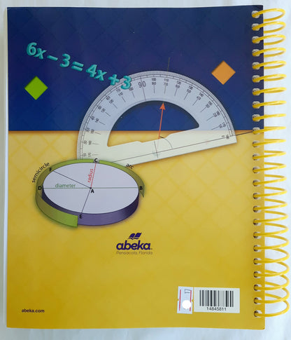 Abeka Basic Mathematics Work-Text Teacher Key 4th Edition (New, 2009, Spiral Pbk, 416 pages)