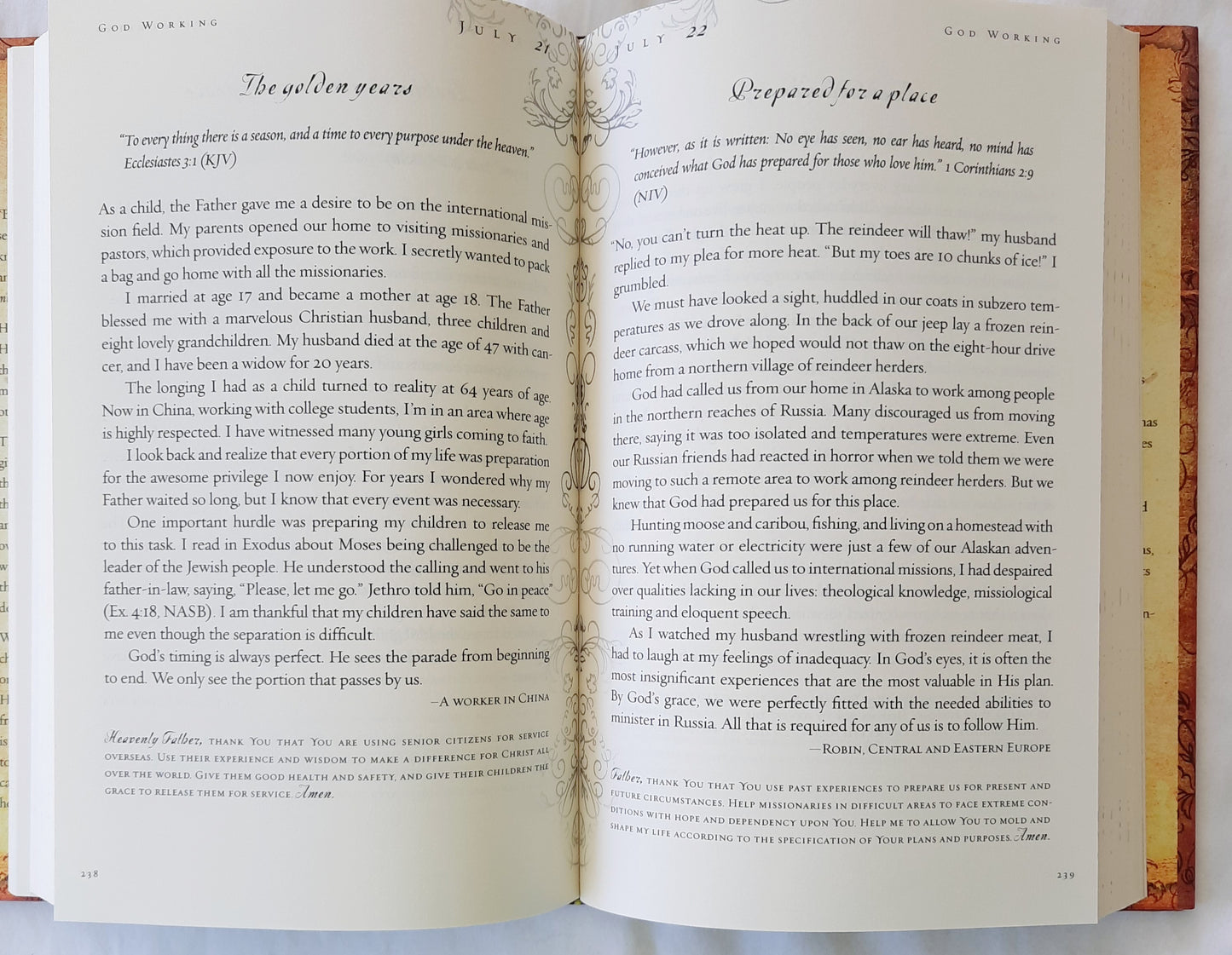 Voices of the Faithful: Inspiring Stories of Courage from Christians Serving Around the World by Kim P. Davis; Beth Moore (Very good, 2005, HC, 452 pages, Integrity Publishers)