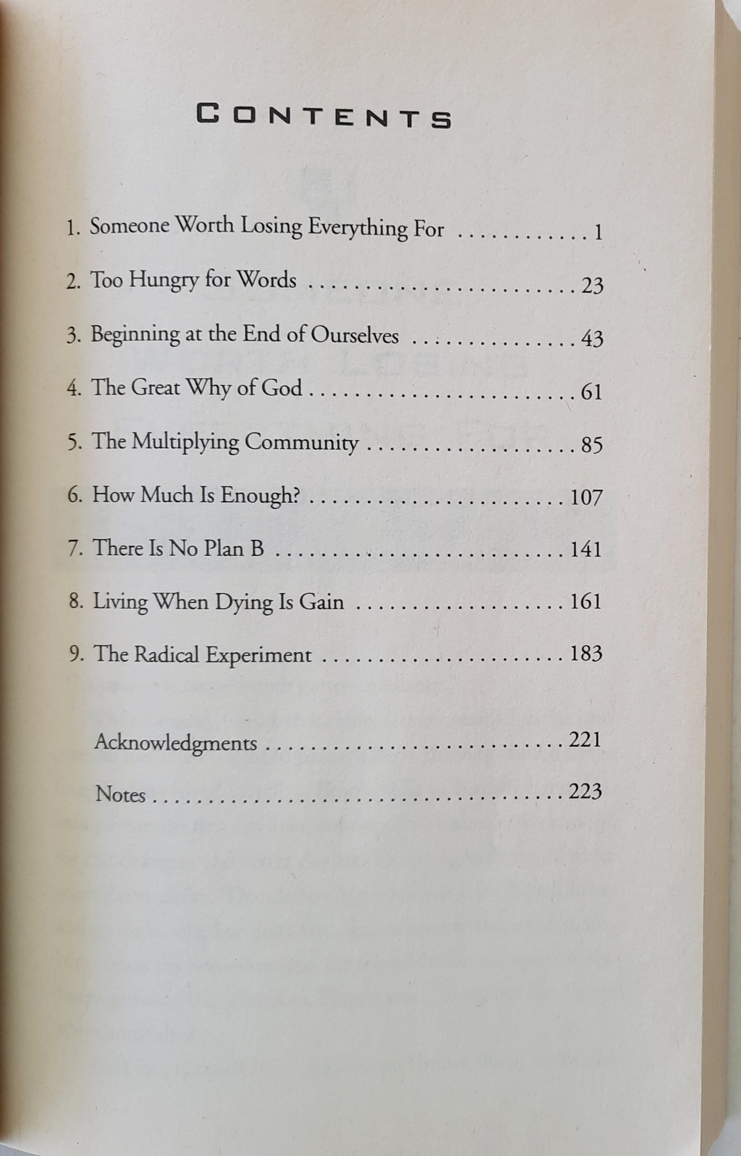 Radical: Taking Back Your Faith from the American Dream by David Platt (Very good, 2010, Pbk, 231 pages, Multnomah)