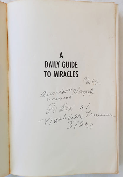 A Daily Guide to Miracles and Successful Living Through Seed-Faith by Oral Roberts (Good, 1975, Pbk, 367 pages, Pinoak Publications)