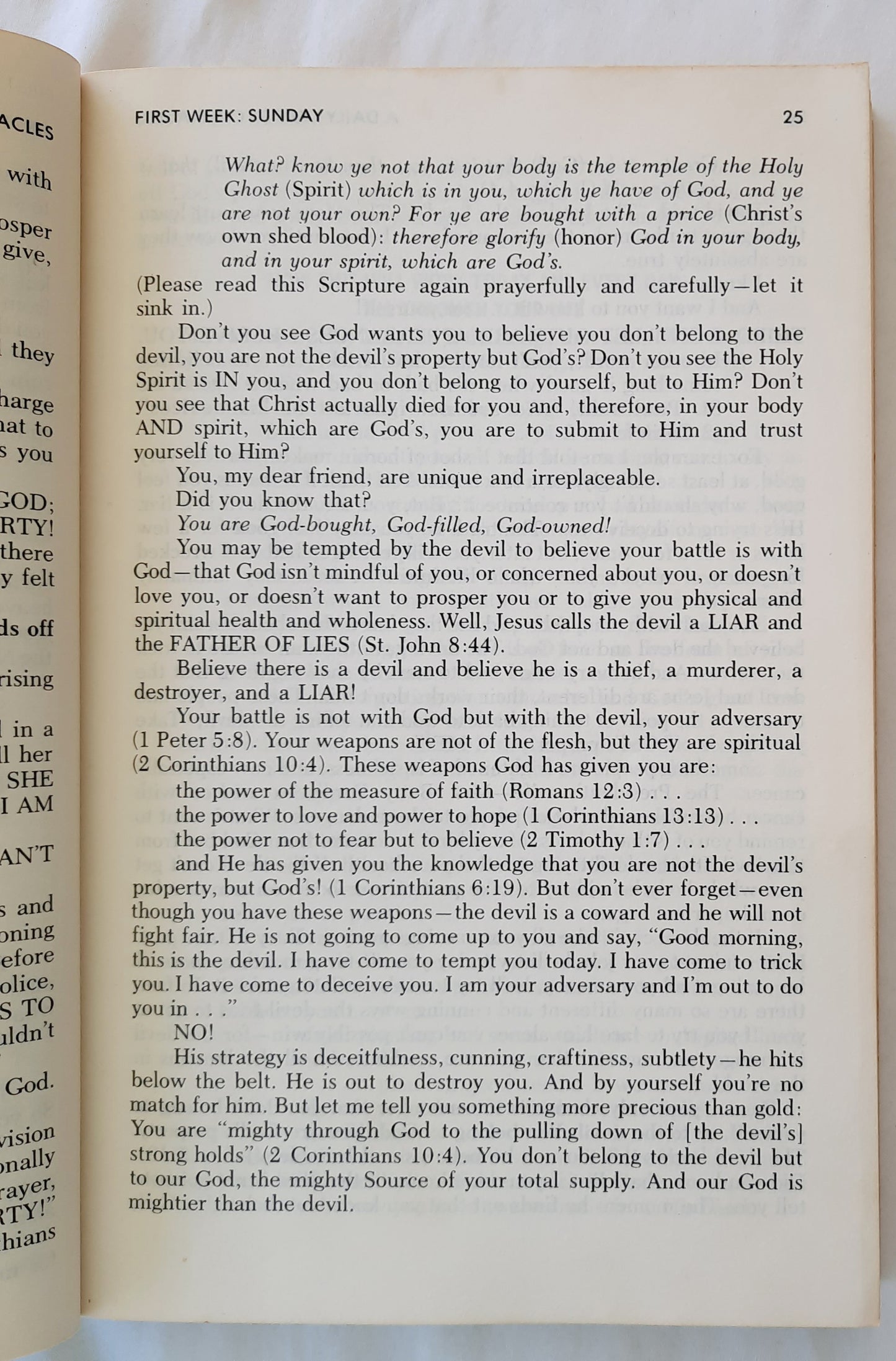 A Daily Guide to Miracles and Successful Living Through Seed-Faith by Oral Roberts (Good, 1975, Pbk, 367 pages, Pinoak Publications)