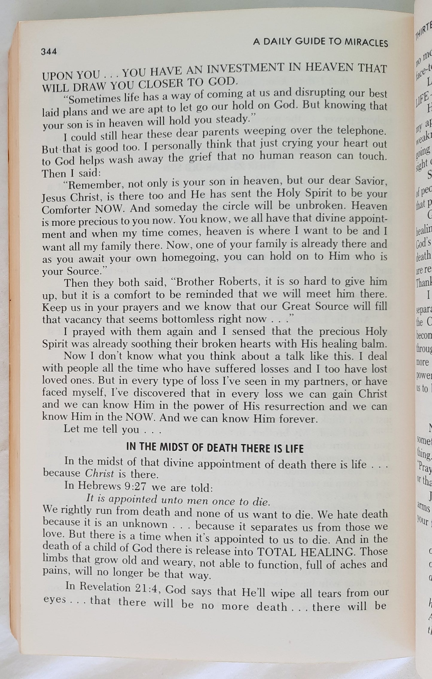 A Daily Guide to Miracles and Successful Living Through Seed-Faith by Oral Roberts (Good, 1975, Pbk, 367 pages, Pinoak Publications)