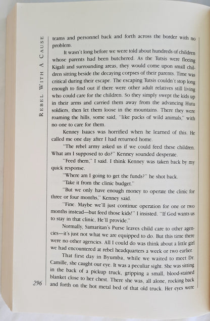 Rebel with a Cause by Franklin Graham (Very Good, 1995, Pbk, 317 pages, W Publishing Group)