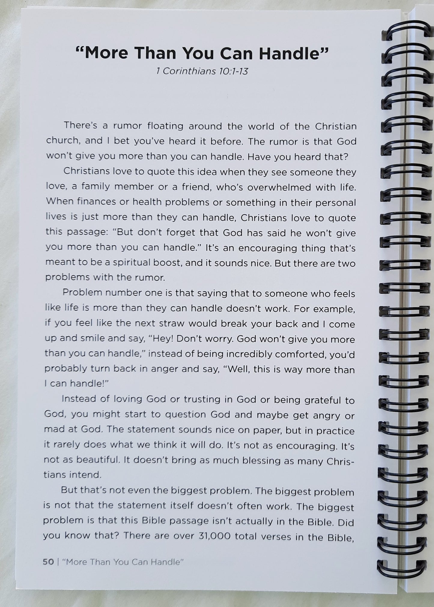 Out of Context: 8 Bible Passages Most Christians Get Wrong by Mike Novotny; Bruce Becker (Like New, 2020, Spiral Pbk, 124 pages, Straight Talk Books)