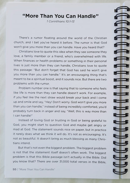 Out of Context: 8 Bible Passages Most Christians Get Wrong by Mike Novotny; Bruce Becker (Like New, 2020, Spiral Pbk, 124 pages, Straight Talk Books)