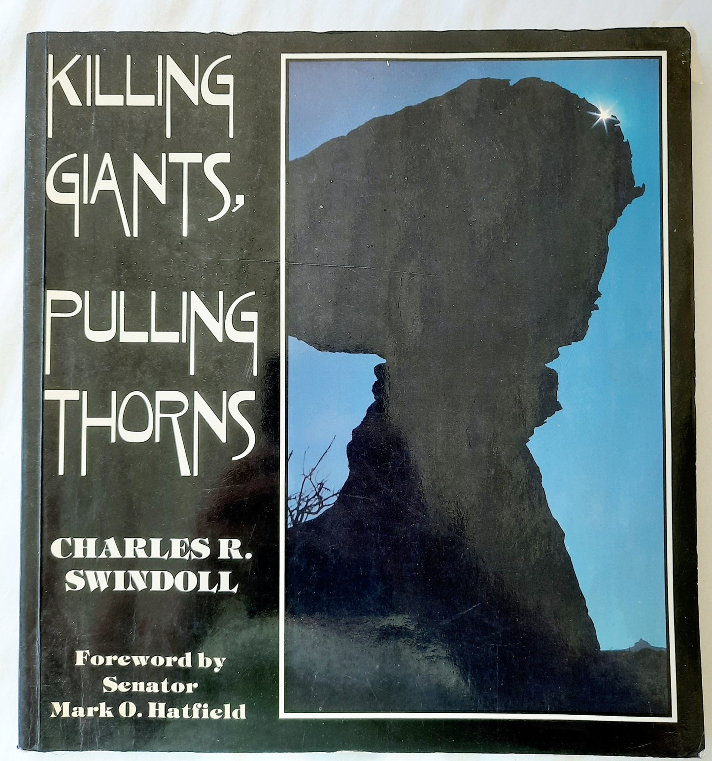 Killing Giants, Pulling Thorns by Charles R. Swindoll (Good, 1998, Pbk, 96 pages, Multnomah)