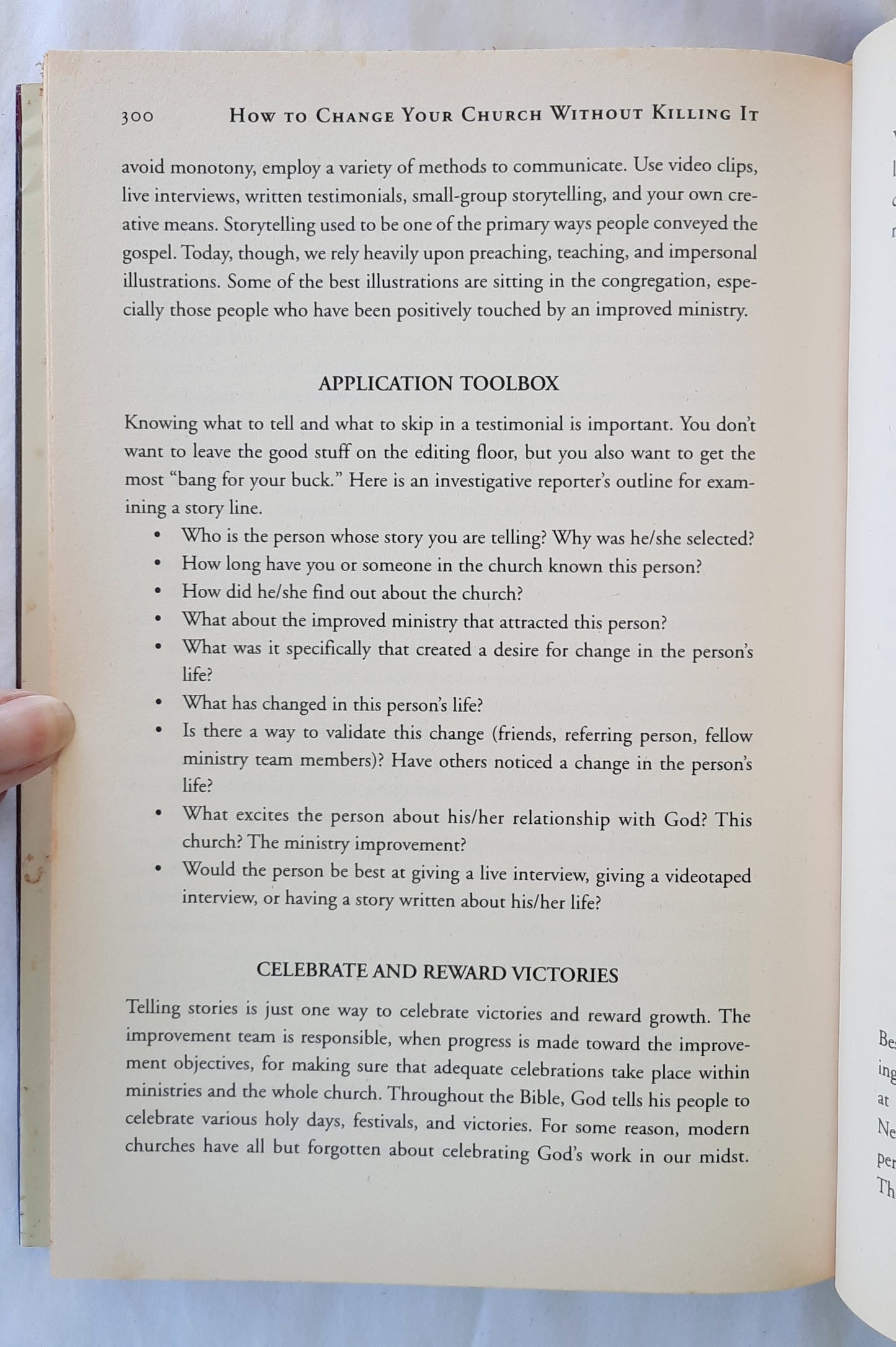 How to Change Your Church Without Killing It by Alan Nelson; Gene Appel (Good, 2000, HC, 353 pages, Word Pub.)