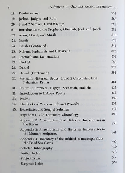 A Survey of Old Testament Introduction Revised Edition by Gleason L. Archer, Jr. (Good, 1980, HC, Mood Press, 528 pages)