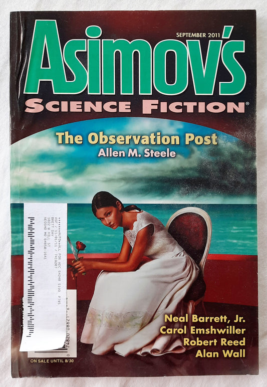 Asimov's Science Fiction Magazine by Dell Magazine September 2011 (Very good, 112 pages, Pbk)