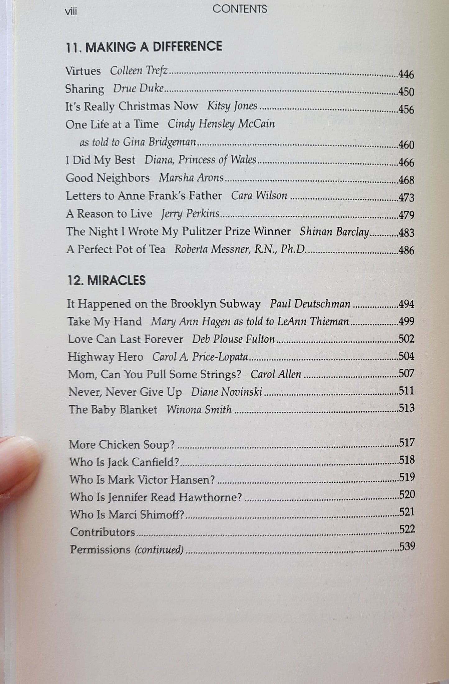 Chicken Soup for the Woman's Soul by Jack Canfield; Mark Hansen; Jennifer Hawthorne; Marci Shimoff  (Very good, 2005, Pbk, 544 pages, Health Communications)