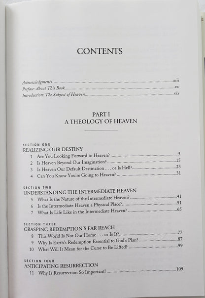 Heaven: A Comprehensive Guide to Everything the Bible Says About Our Eternal Home by Randy Alcorn (Very good, 2004, HC, 515 pages, Tyndale)