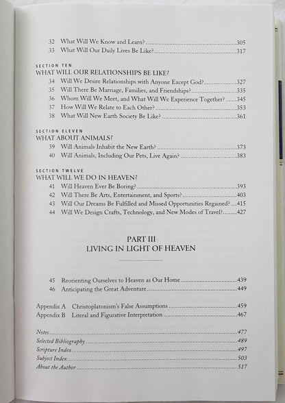 Heaven: A Comprehensive Guide to Everything the Bible Says About Our Eternal Home by Randy Alcorn (Very good, 2004, HC, 515 pages, Tyndale)