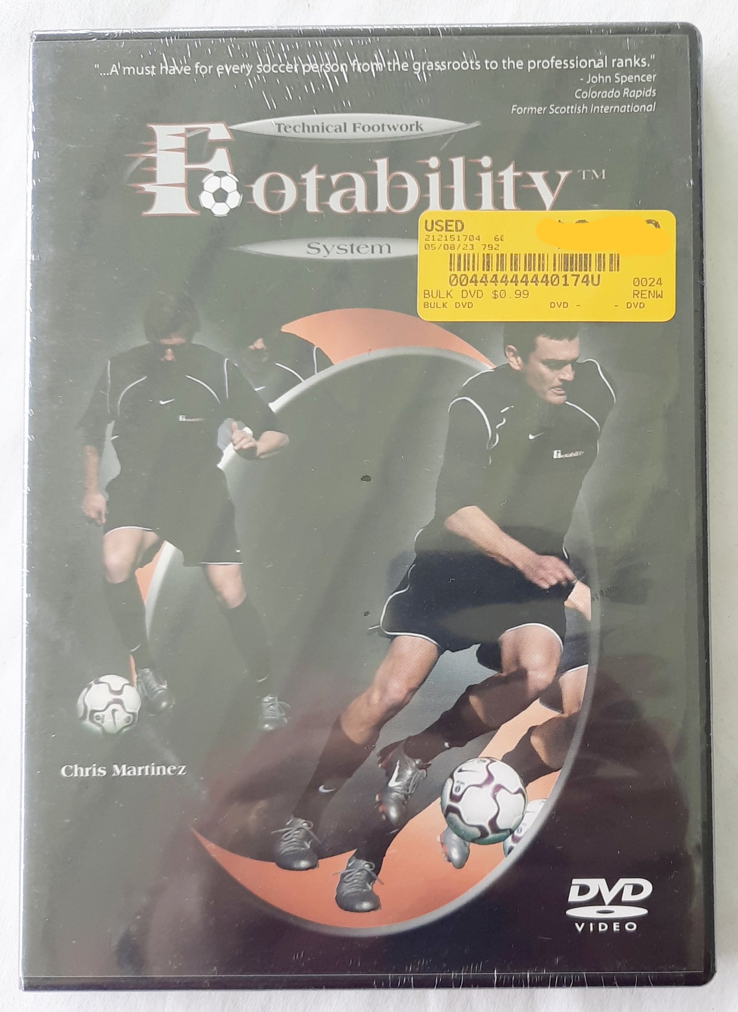 Soccer Technical Footwork System: Footability by Rivers Guthrie; Chris Martinez (Very good, 2003, Southpaw Multimedia)