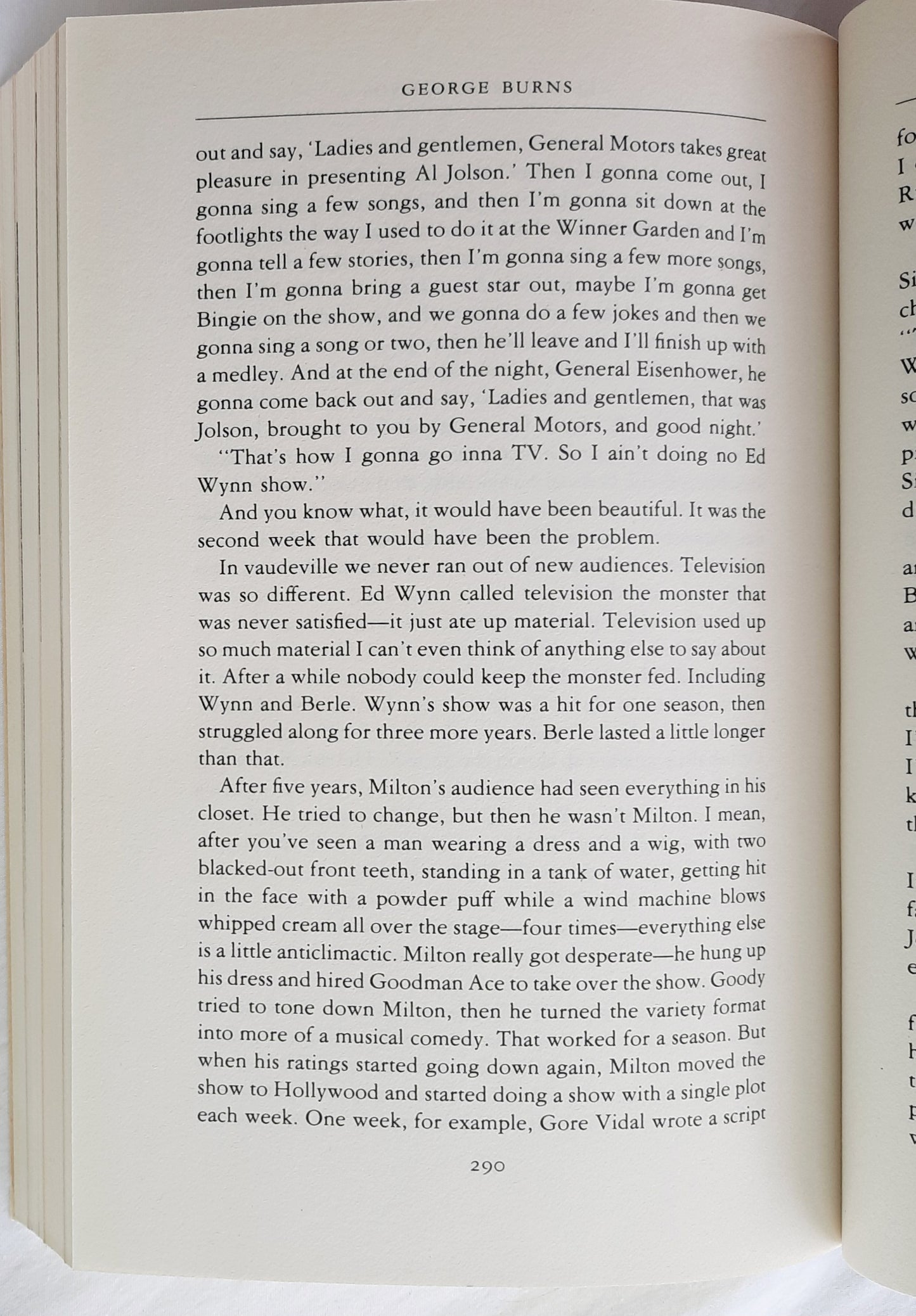 All My Best Friends by George Burns; David Fisher (Very good, 1989, Pbk, 320 pages, Perigee Books)