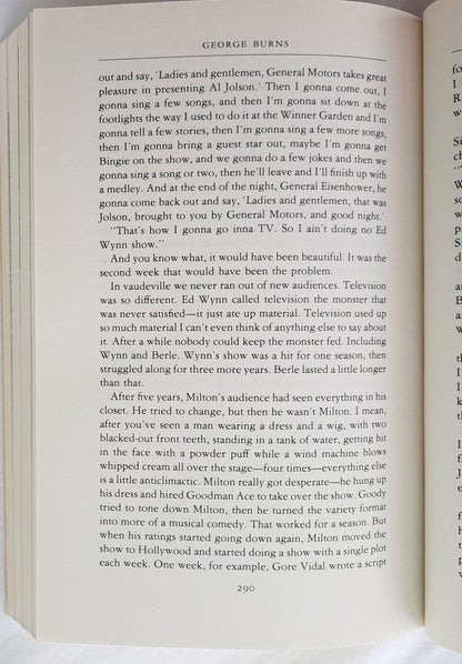 All My Best Friends by George Burns; David Fisher (Very good, 1989, Pbk, 320 pages, Perigee Books)