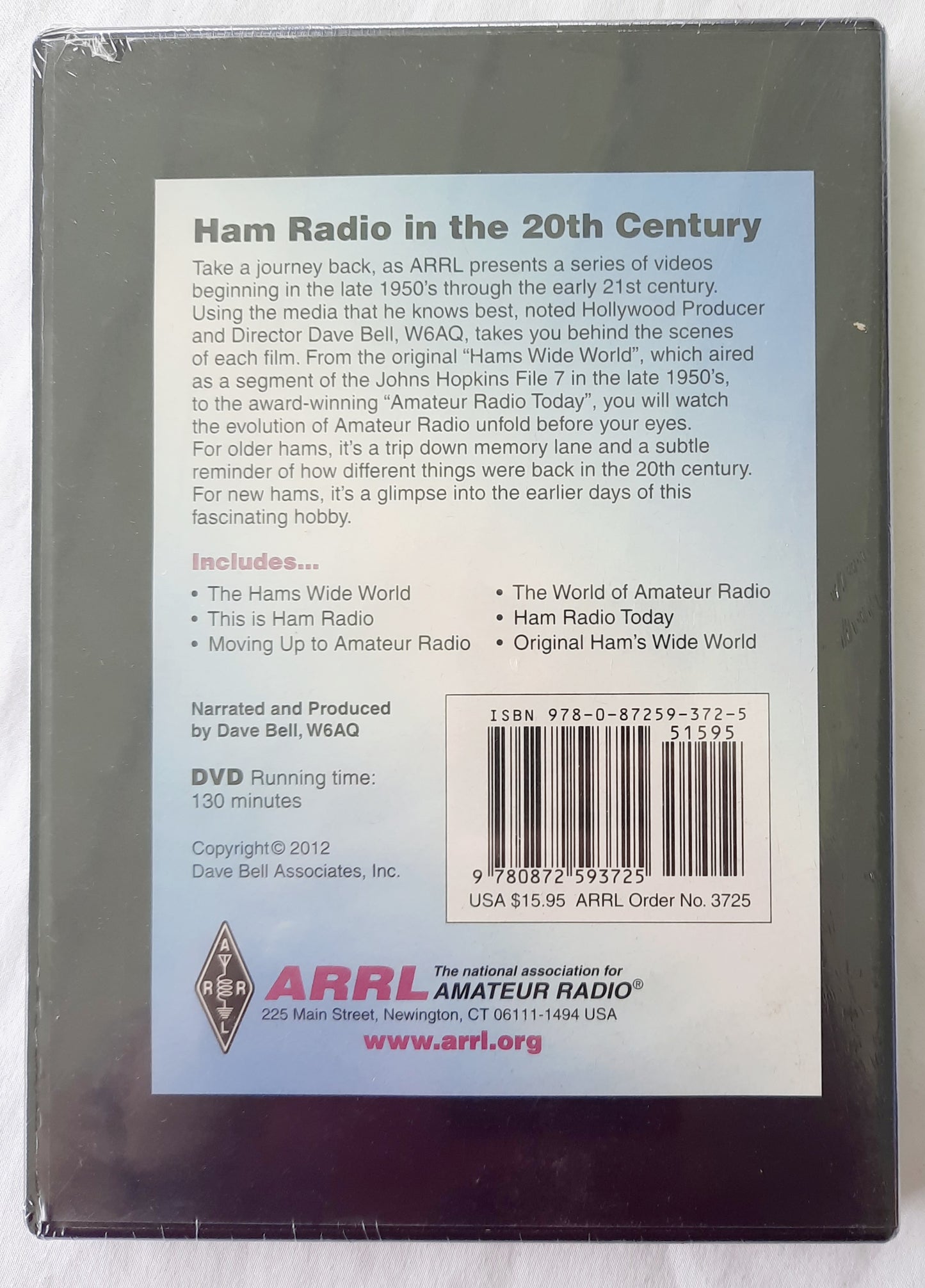 The ARRL Film Collection: A History of Ham Radio in the 20th Century DVD (Very Good, 2012, Dave Bell, 130 minutes)