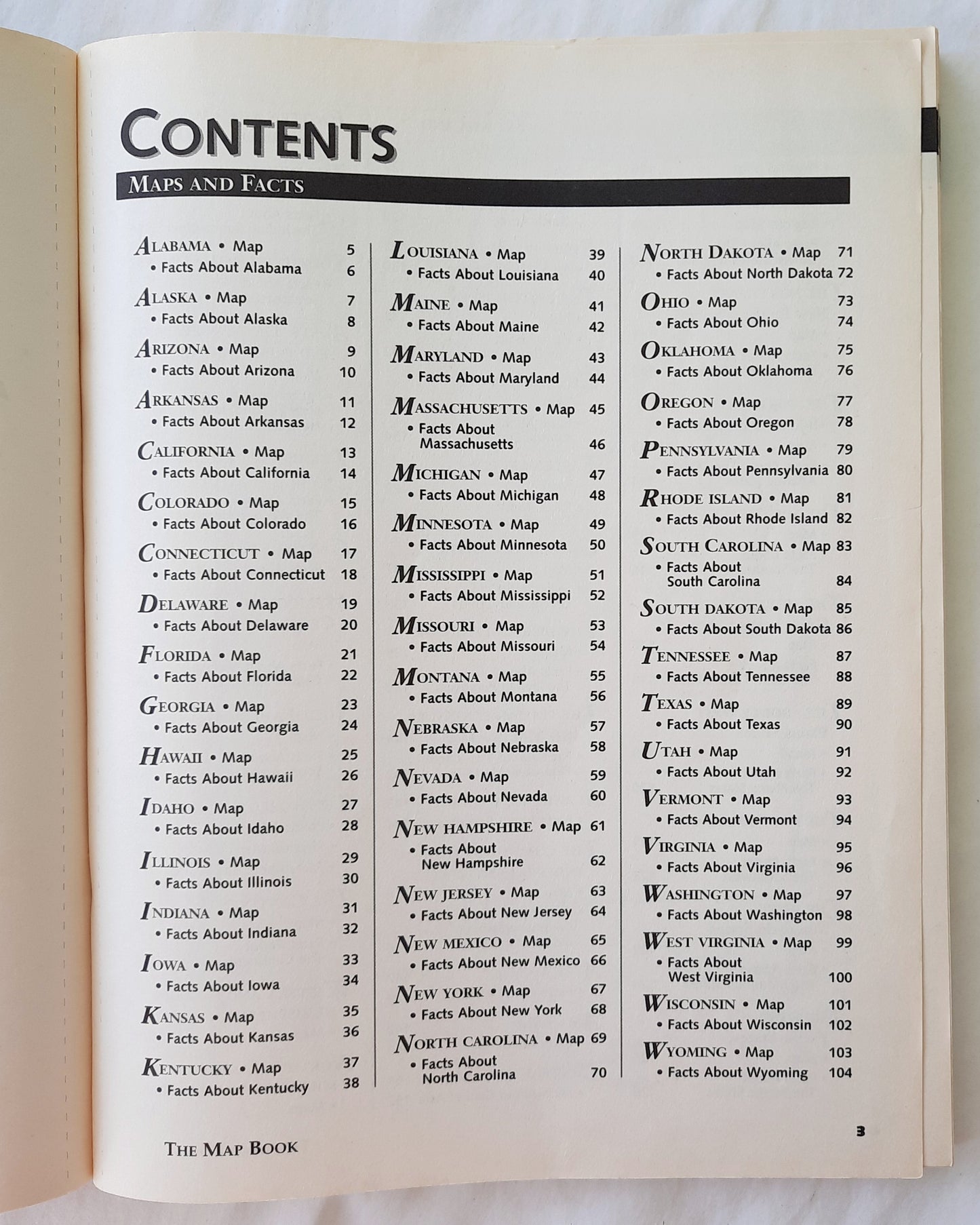 Social Studies: The Map Book by Harcourt Brace & Co. (Very good, 1998, Pbk, 176 pages)