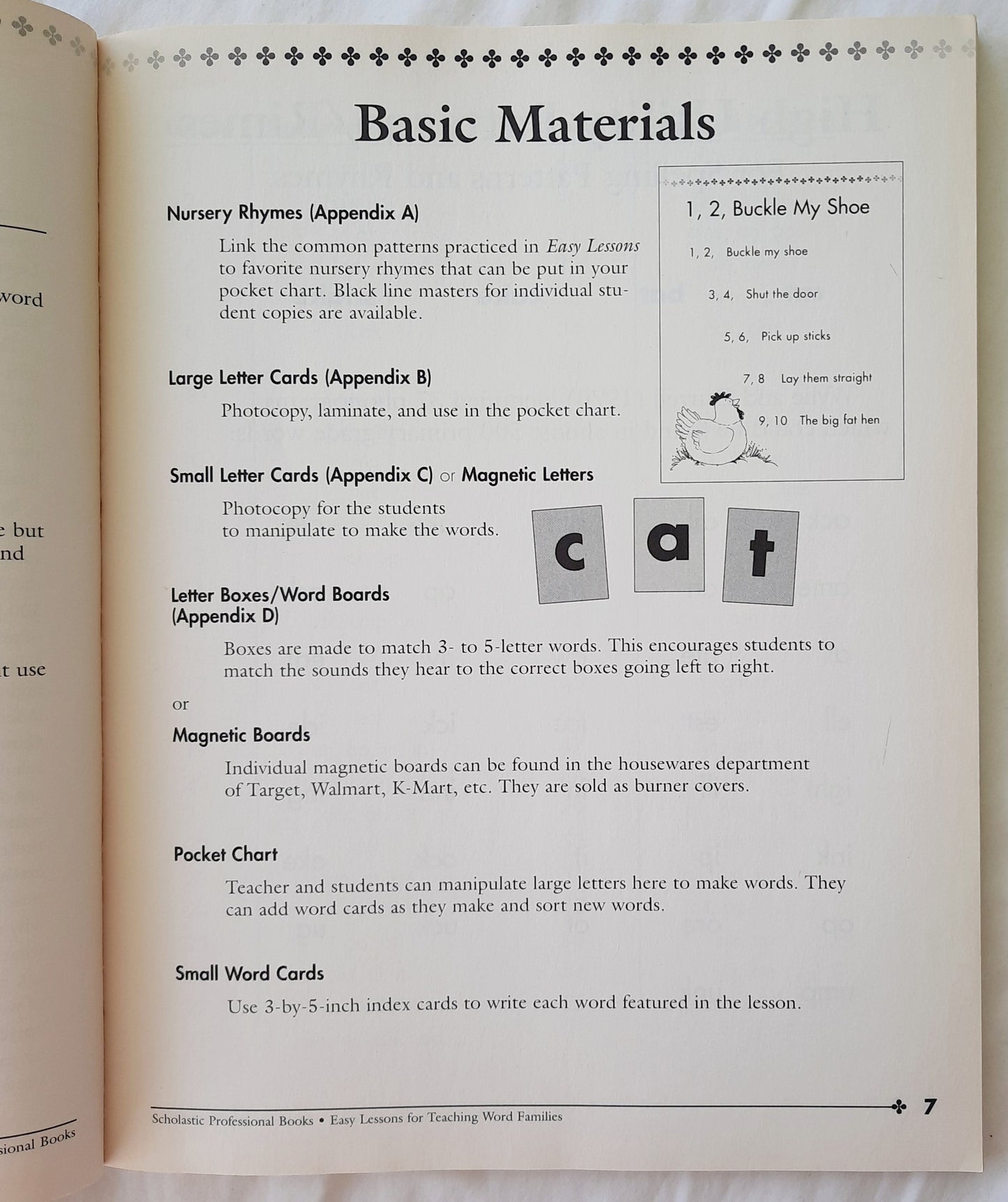 Easy Lessons for Teaching Word Families Grades K-2 by Judy Lynch (Very good, 1998, Pbk, 128 pages, Scholastic)