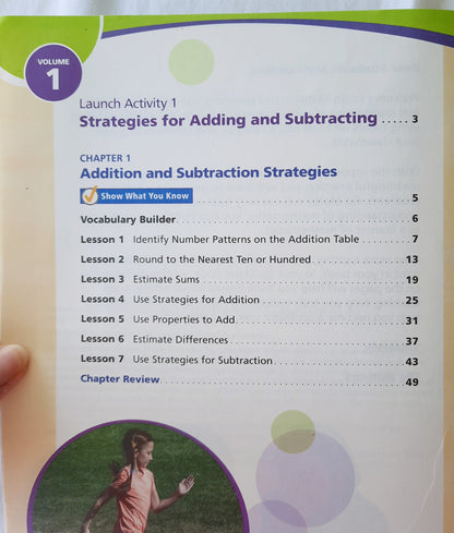 HMH Go Math! Grade 3 Volume 1 Workbook by Houghton Mifflin Harcourt Publishing Co. (Good, 2010, Pbk, 417 pages)