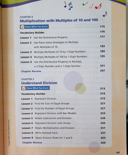 HMH Go Math! Grade 3 Volume 1 Workbook by Houghton Mifflin Harcourt Publishing Co. (Good, 2010, Pbk, 417 pages)