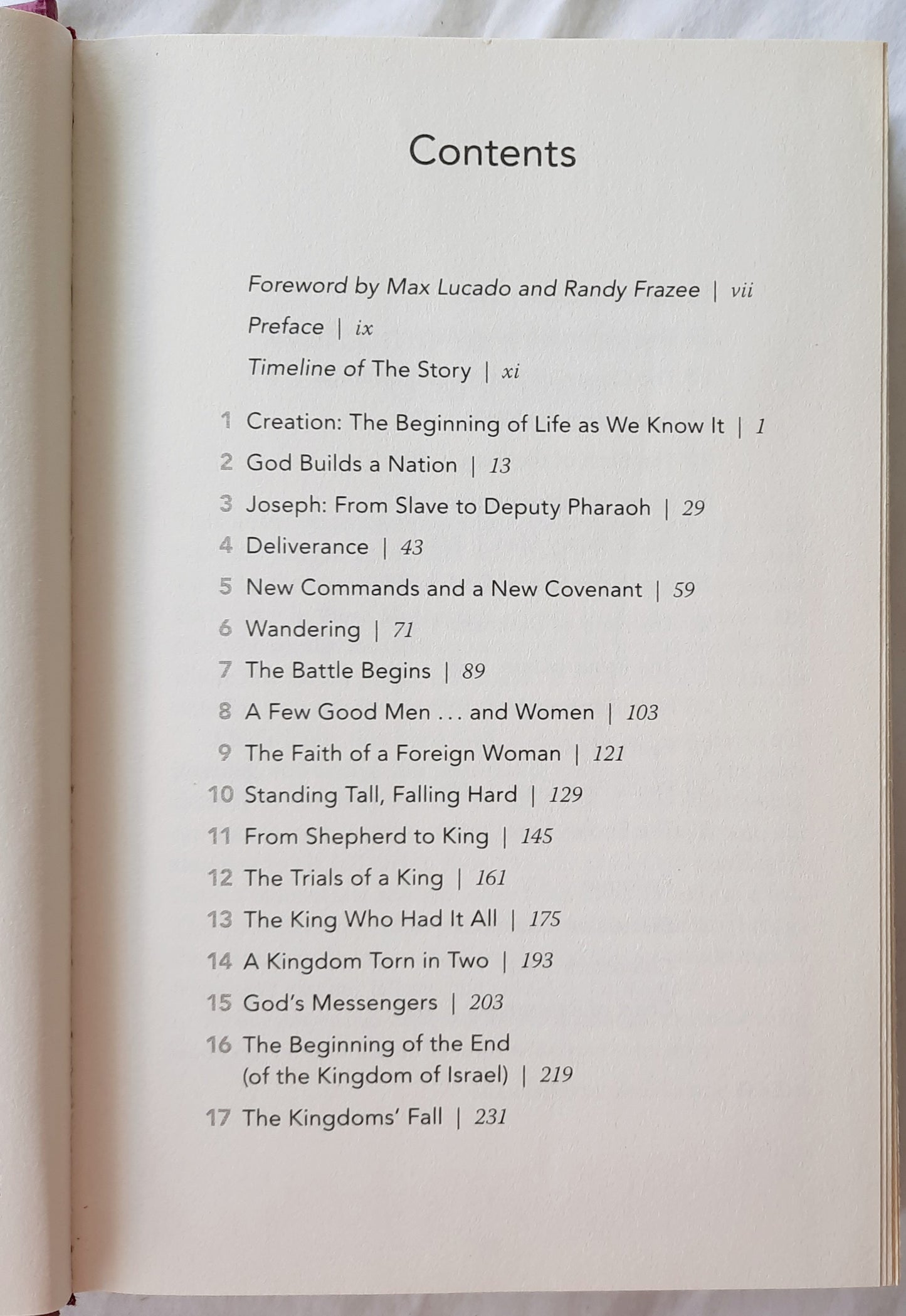 NIV The Story by Max Lucado; Randy Frazee (Good, 2011, HC, 496 pages, Zondervan)