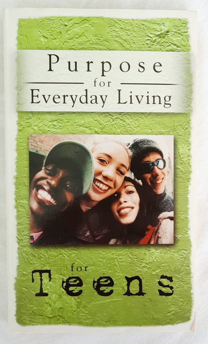 Purpose for Everyday Living for Teens by Freeman-Smith (Good, 2007, Pbk, 126 pages, Simon & Schuster)