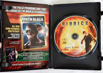 The Chronicles of Riddick DVD (Very good, 2004, Rated PG-13, Full Frame, Universal, 2 hours)