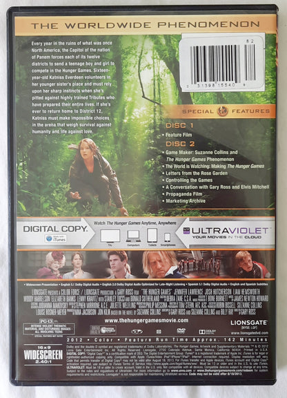 The Hunger Games 2-Disc DVD + Digital Copy (Very good, 2012, PG-13, Lionsgate)