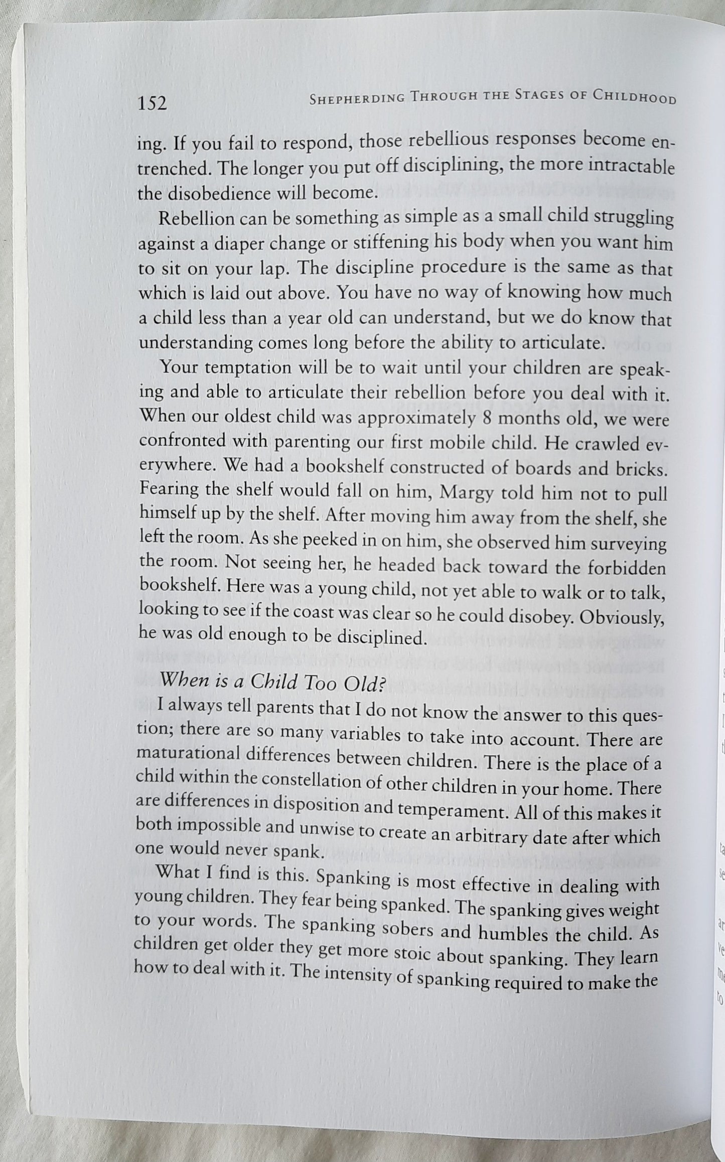 Shepherding a Child's Heart Revised and Updated by Ted Tripp (Good, 2005, Pbk, 212 pages, Shepherd Press)