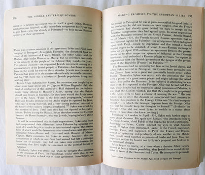 A Peace to End All Peace: The Fall of the Ottoman Empire and the Creation of the Modern Middle East by David Fomkin (Very Good, 1990, Pbk, 635 pages, Avon Books)