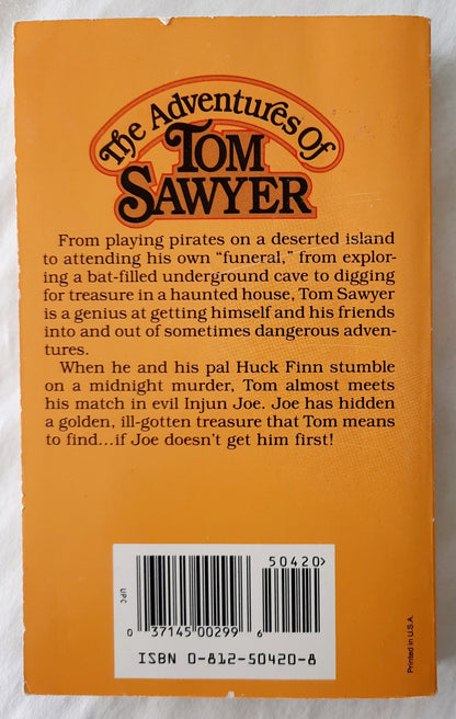 The Adventures of Tom Sawyer by Mark Twain (Very good, 1989, Pbk, 235 pages, TOR Classic)