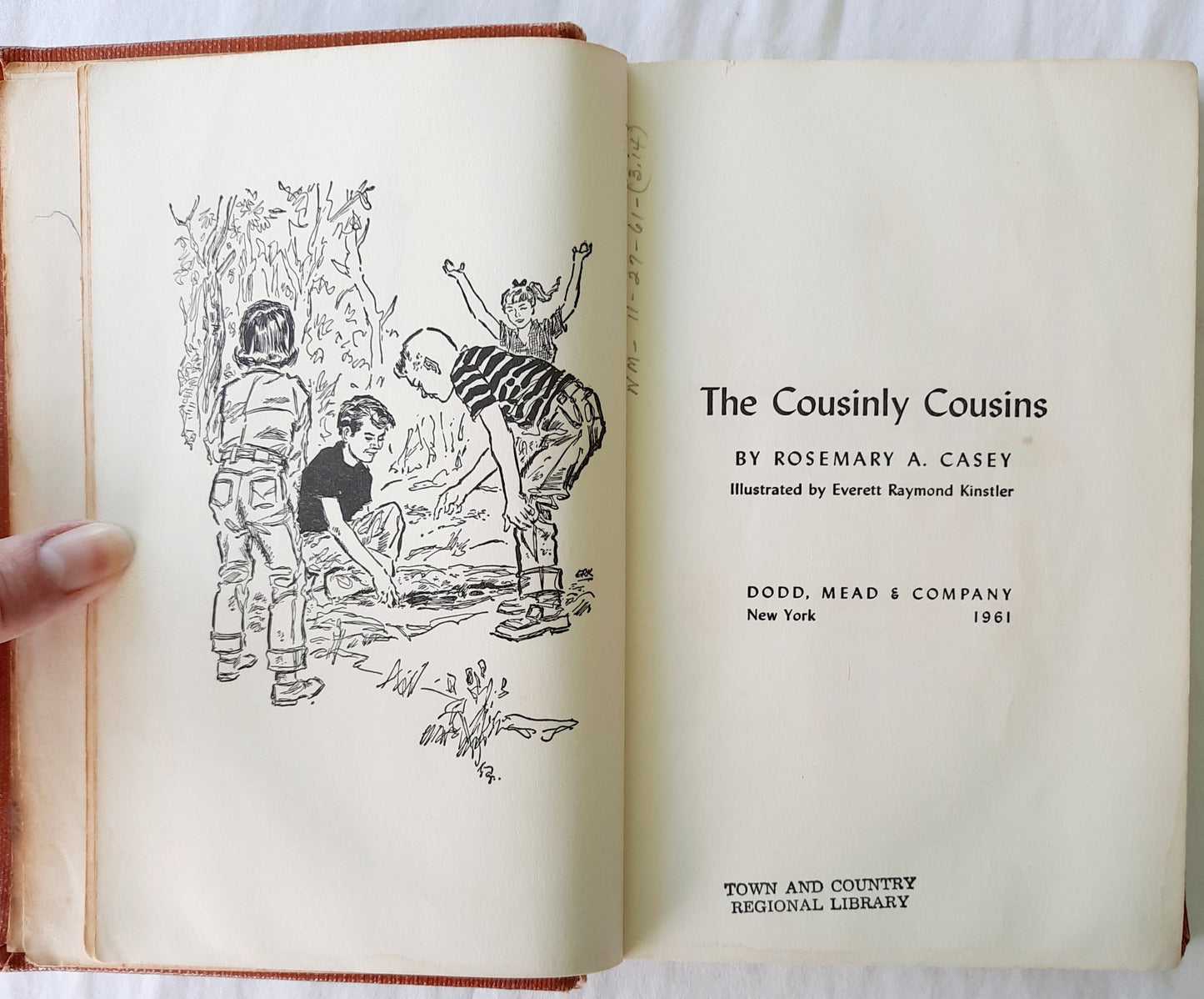 The Cousinly Cousins by Rosemary A. Casey (Acceptable, 1961, HC, 175 pages, 1st edition, Dodd, Mead & Co.)