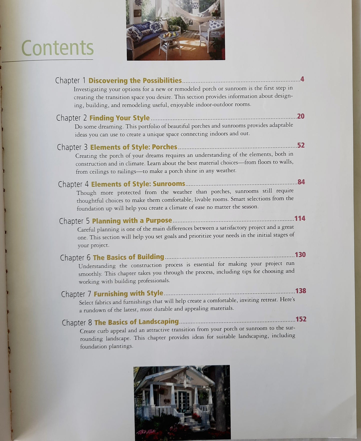 Better Homes and Gardens Porch & Sunroom Planner edited by Paula Marshall (Very good, 2004, Pbk, 160 pages, Meredith Books)