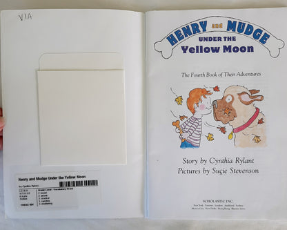 Henry and Mudge Under the Yellow Moon by Cynthia Rylant (Very good, 2003, Pbk, 48 pages, Scholastic)