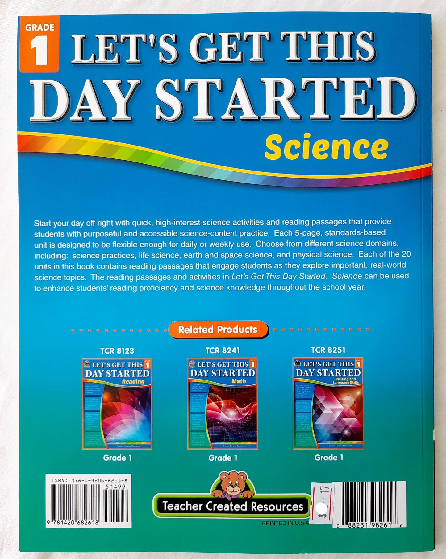 Let's Get This Day Started Science Grade 1 by Tracy Edmunds (New, 2020, Pbk, 112 pages, Teacher Created Resources)