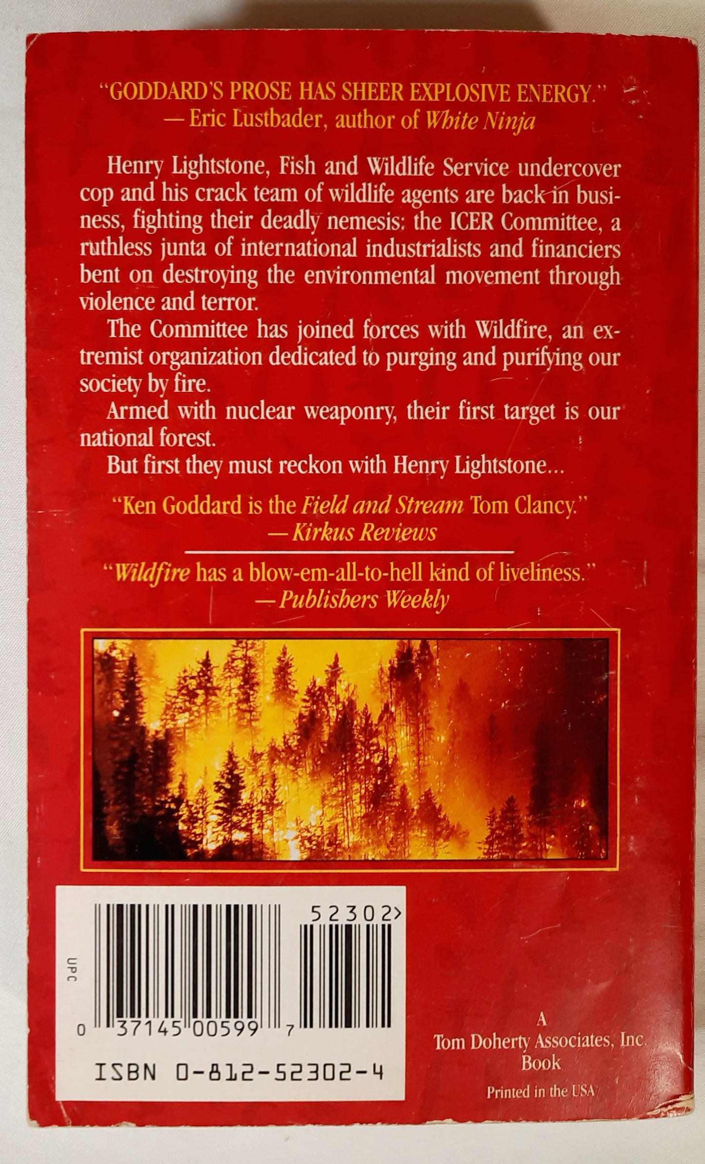 Wildfire by Ken Goddard (Very good, 1995, Pbk, 460 pages, Tom Doherty Associates, Inc.)