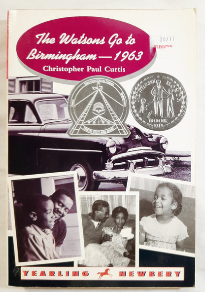 The Watsons Go to Birmingham - 1963by Christopher Paul Curtis (Very good, 1998, Pbk, 211 pages, Scholastic)