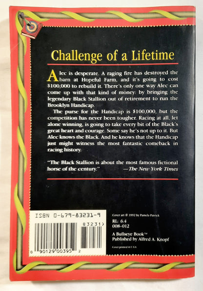 The Black Stallion's Courage #12 by Walter Farley (Good, 1992, Pbk, 212 pages, Bullseye Book)