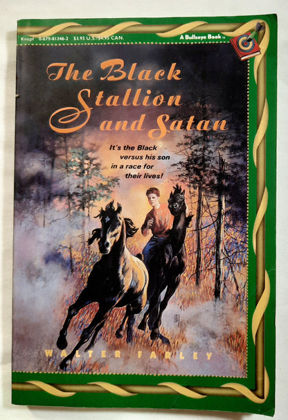 The Black Stallion and Satan by Walter Farley (Very good, 1992, Pbk, 178 pages, Bullseye Book)