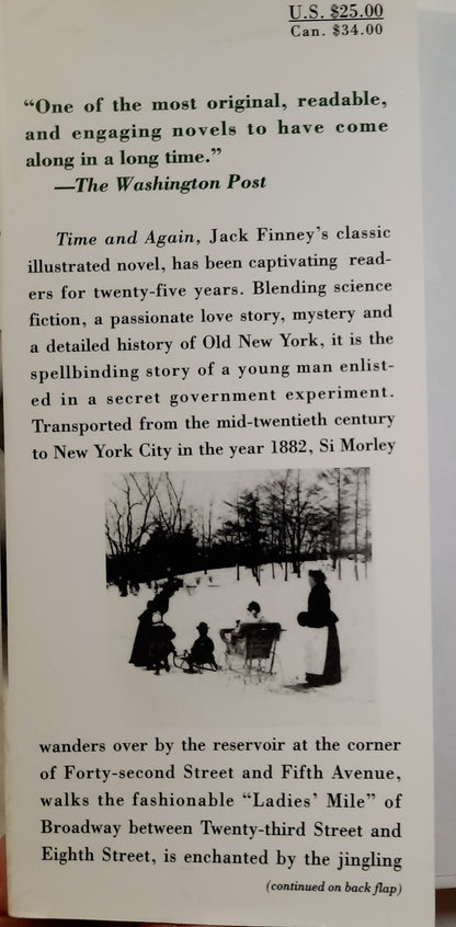 Time and Again by Jack Finney (Very good, 1995, HC, 399 pages, Simon & Schuster)