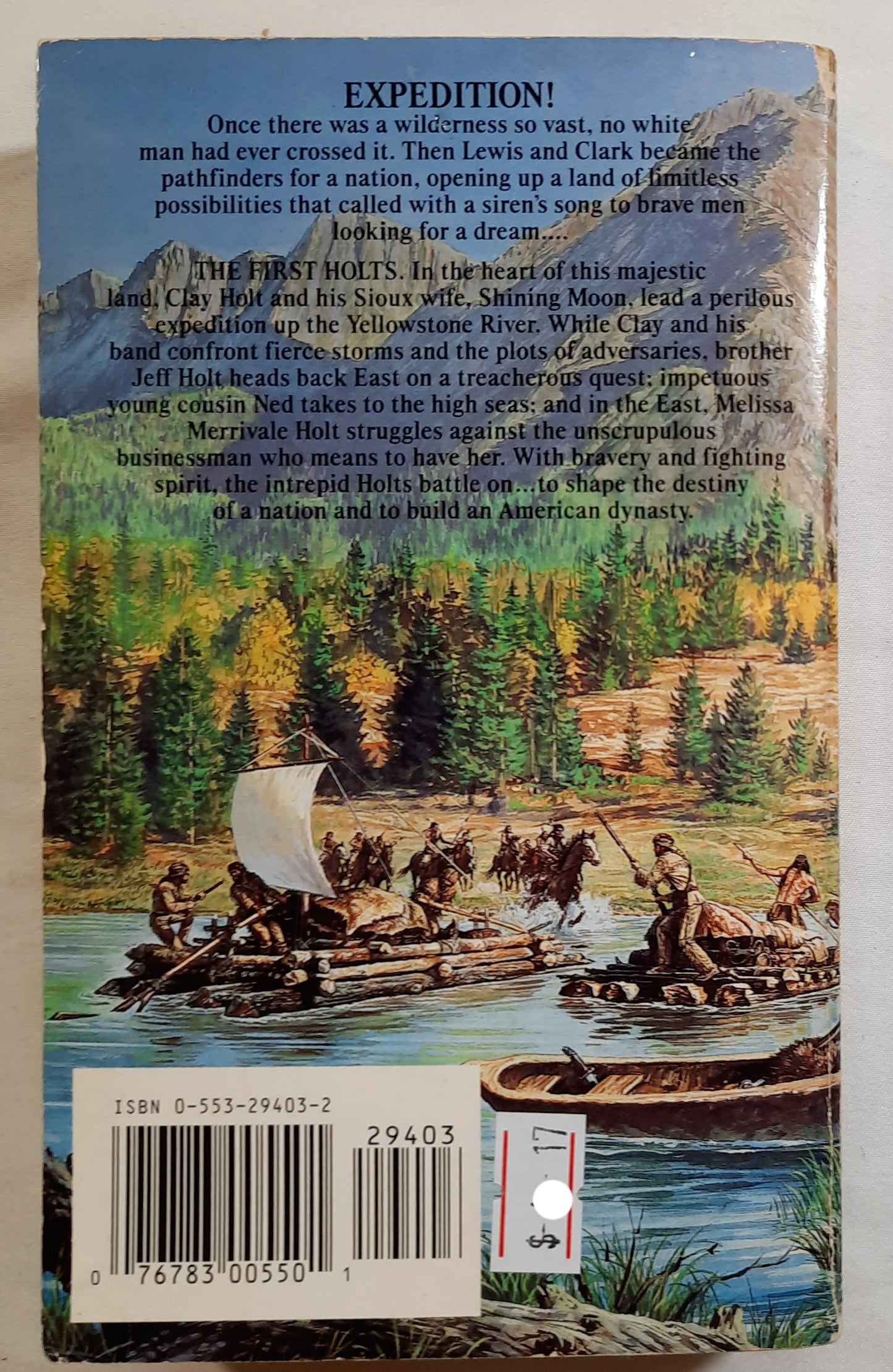 Expedition! #2 by Dana Fuller Ross (Wagons West, Very Good, 1993, Pbk, 478 pgs, Bantam)