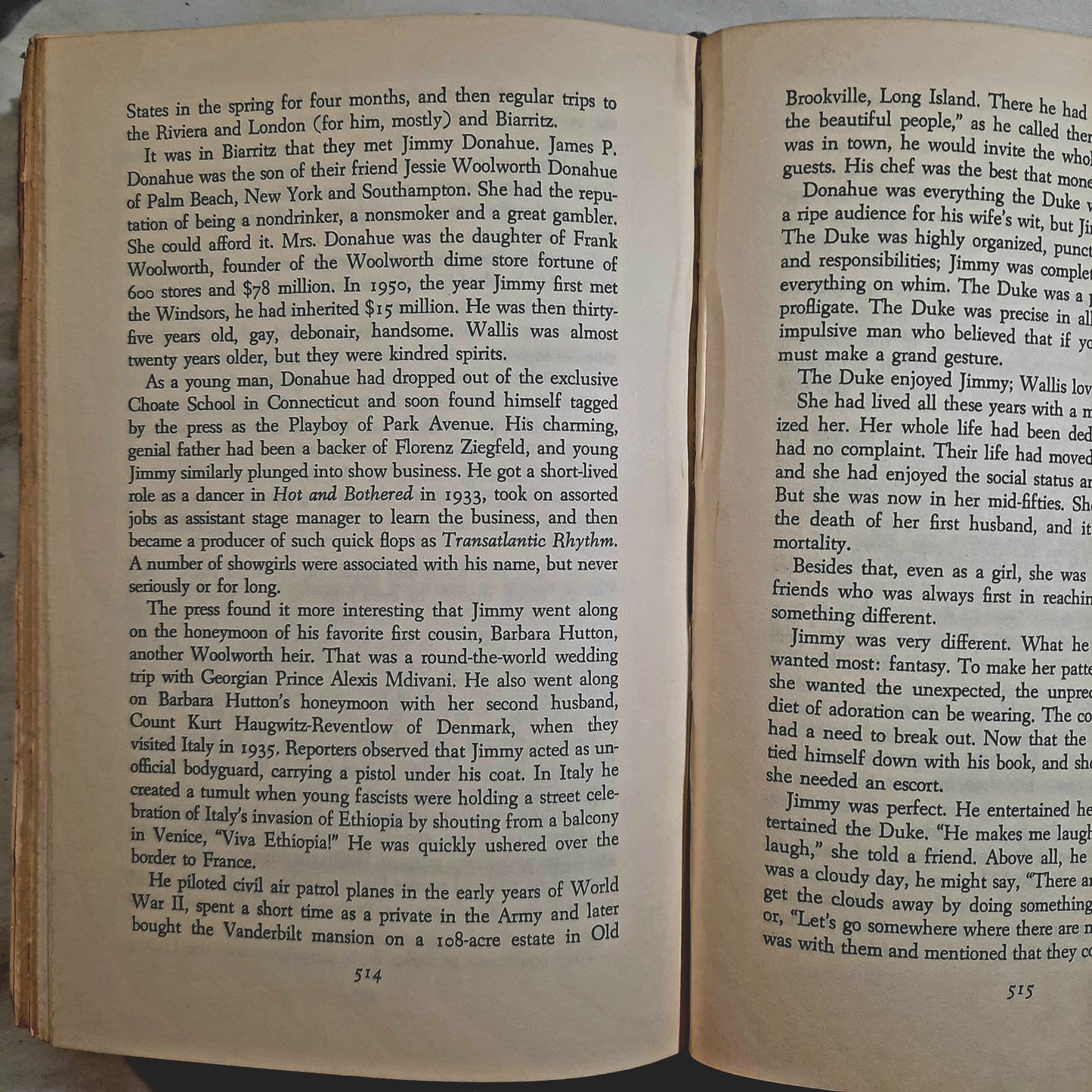 The Woman He Loved: The Story of the Duke & Duchess of Windsor by Ralph G. Martin (Good, 1974, HC, 608 pages, Simon and Schuster)