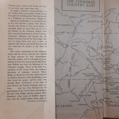 Cherokee Tragedy: The Story of the Ridge Family and of the Decimation of a People by Thurman Wilkins (Good, 1970, HC, 398 pages, The Macmillan Co.)