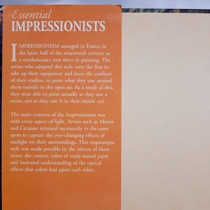 Essential Impressionists by Antonia Cunningham (Very good, 2002, HC, 256 pages, Parragon Publishing)