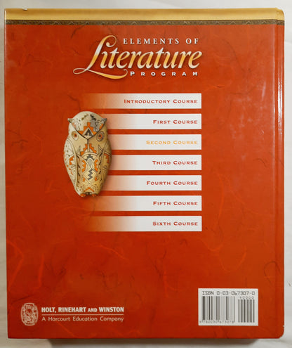 Elements of Literature Second Course Annotated Teacher's Edition by Kylene Beers; Robert Probst (Very good, 2003, HC, 911 pages, Holt, Rinehart and Winston)