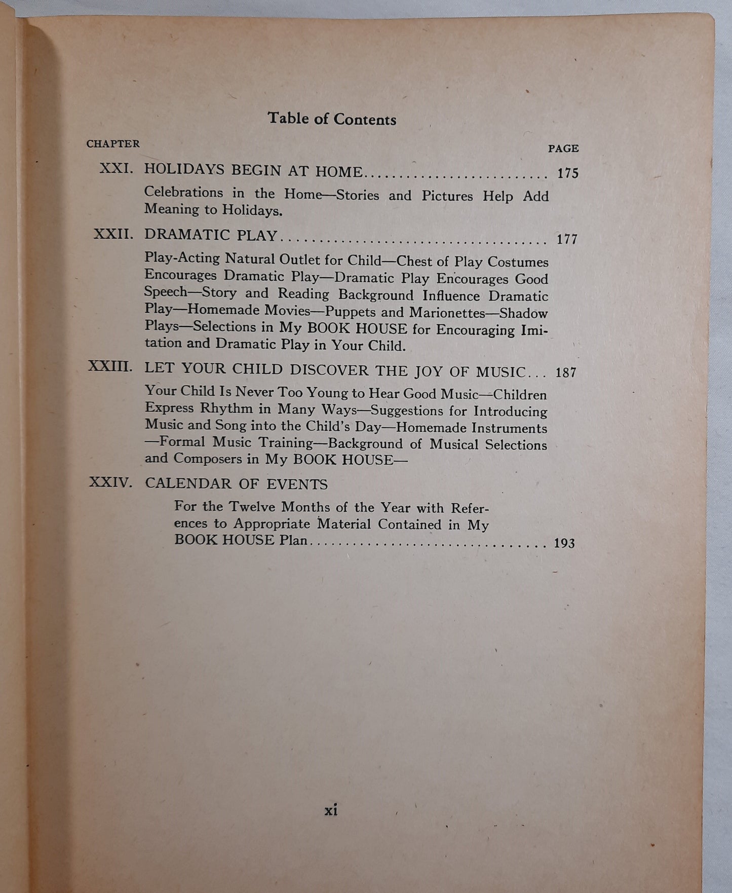 In Your Hands: A Guide for Parents in the Use of My Book House Revised Edition by Olive Beaupre Miller (Good, 1943, HC, 219 pages, The Book House for Children)